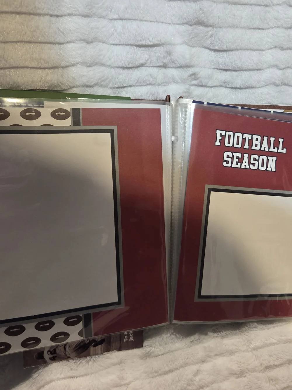 Nib Football Themed Scrapbook
